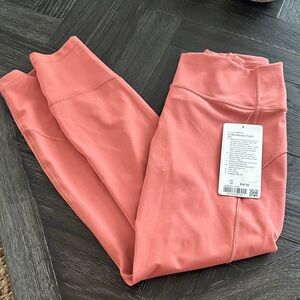 NEW Lululemon Athletica Coral Leggings - sz 10